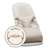 Babybjörn babysitter Lys Beige, Jersey med kravlegård pastel