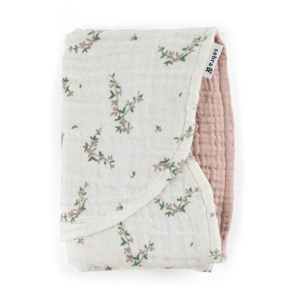 Sebra pusleunderlag 2-pak muslin Powder blue