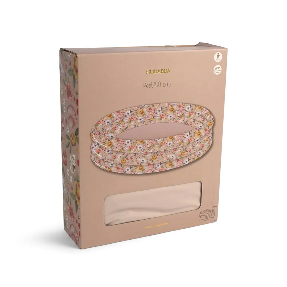 Filibabba Badebassin 150 cm Alfie - Ocean Blossom