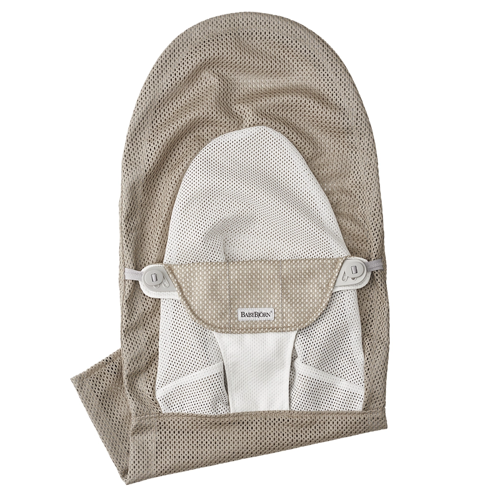  Babybjörn Stofsæde Bouncer Til Bouncers Mesh, Grå beige/Hvid