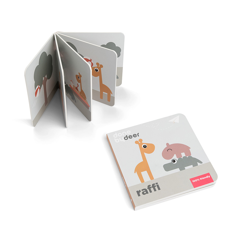 Done by Deer Board book Venskab Raffi Colour mix
