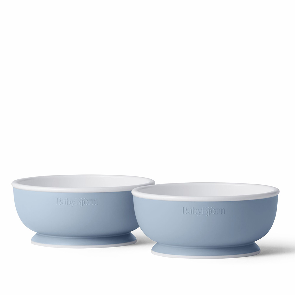 Babybjörn babyskål 2-pak Powder Blue