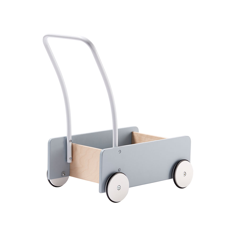 Kids Concept Lær at gå klapvogn blå