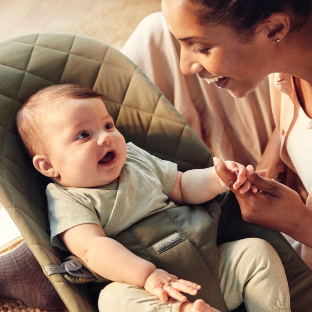 Babybjörn Babysitter Bliss Woven mørkegrøn