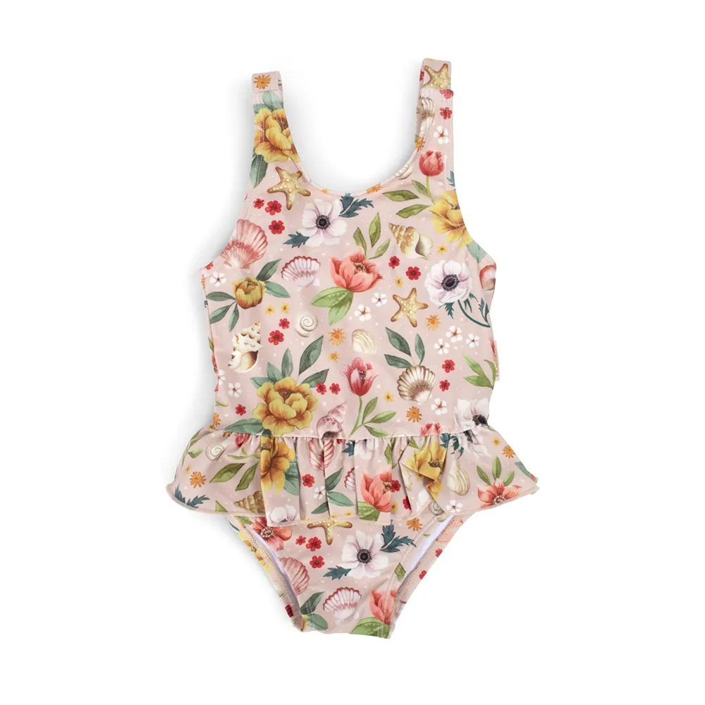 Filibabba Eva Badedragt 3-4 år – Ocean Blossom
