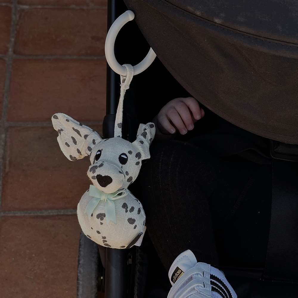 Elodie Stroller Mobile - Dalmatian Dots