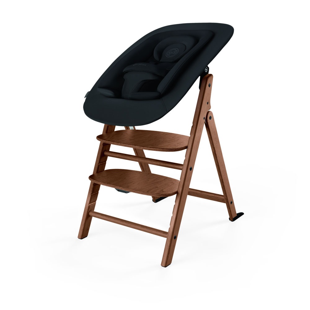 Cybex Click & Fold Spisebordsstol 4-in-1 All Natural Dark