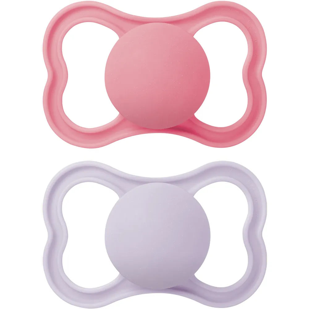  MAM Air Silikone 16-36m Pink 2-pak