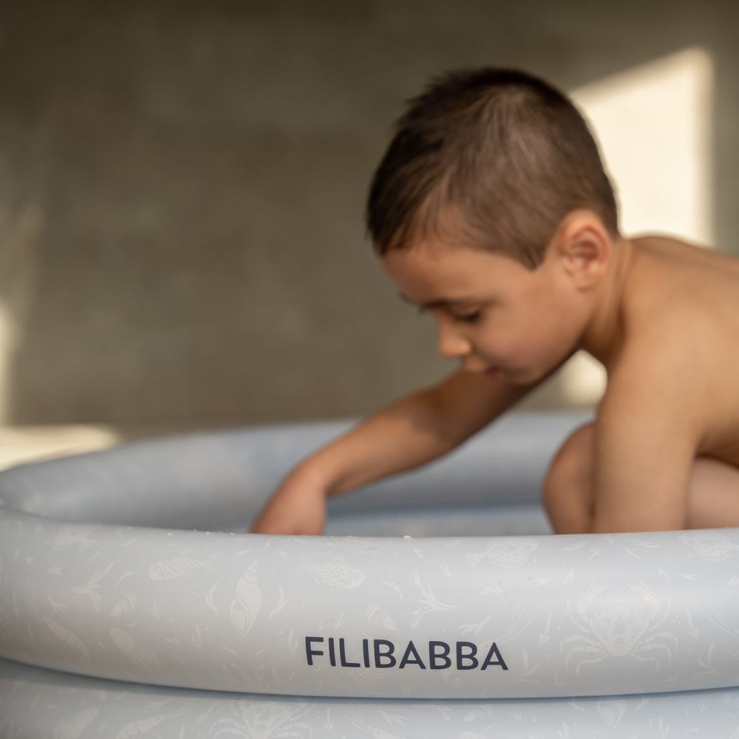 Filibabba Børnepool 80 cm Alfie Nordic Ocean Mono