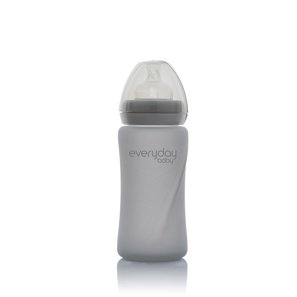 Everyday Baby sutteflaske Healthy + 240 ml - Quiet Gray