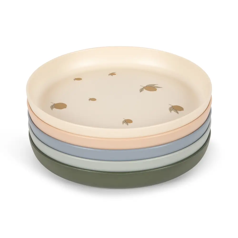 Konges Sløjd 5-pak Tallerkener Lemon Mix