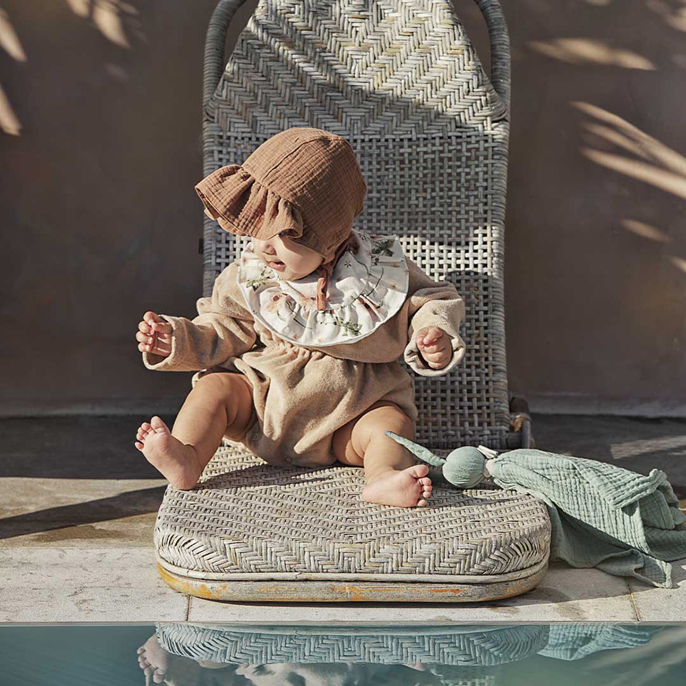Elodie Baby Hat Soft Terracotta 0-3m