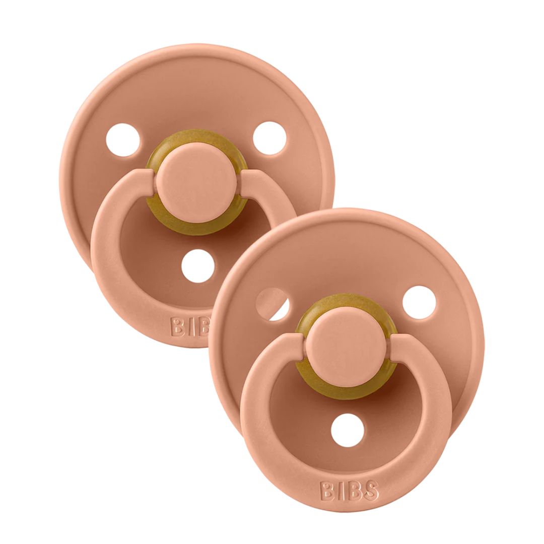 BIBS dug 2-pak 6-18m fersken/fersken