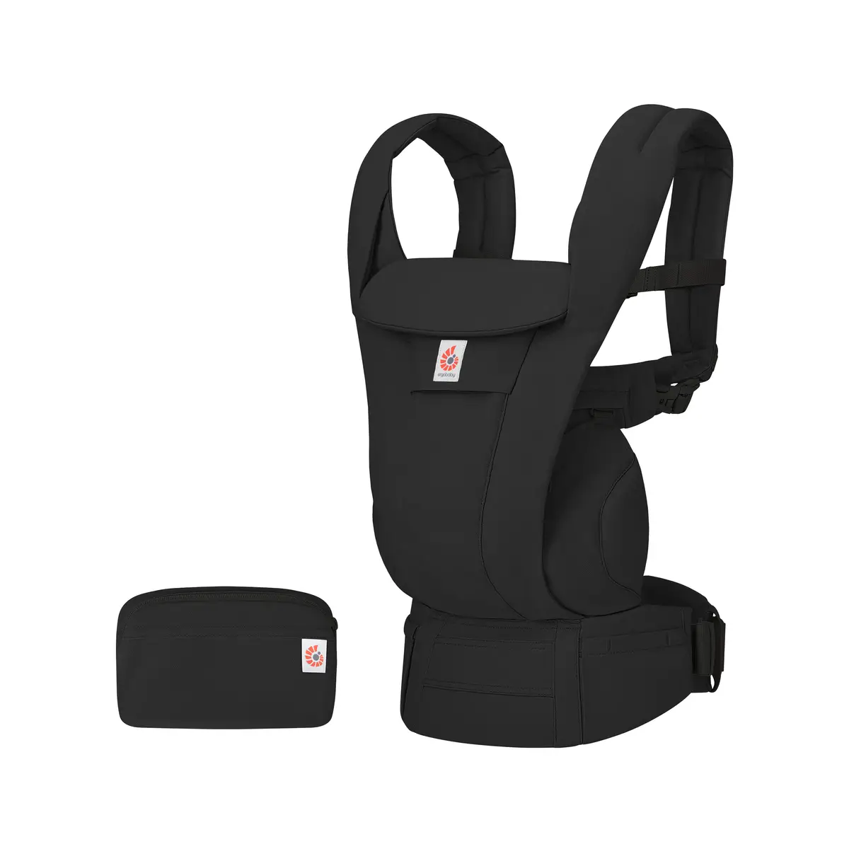 Ergobaby Omni Deluxe Cotton Bæresele - Onyx Black