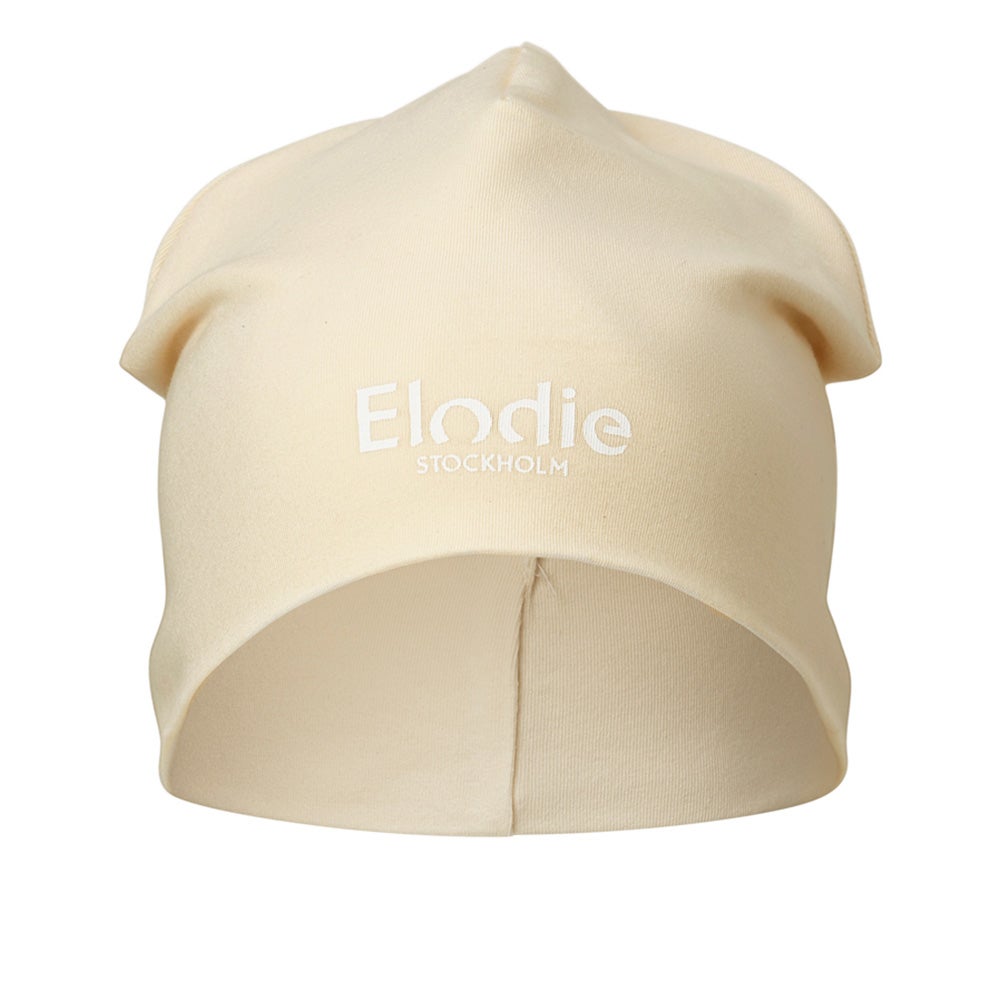 Elodie Details bomuldshætte Logo Oat White 06 m