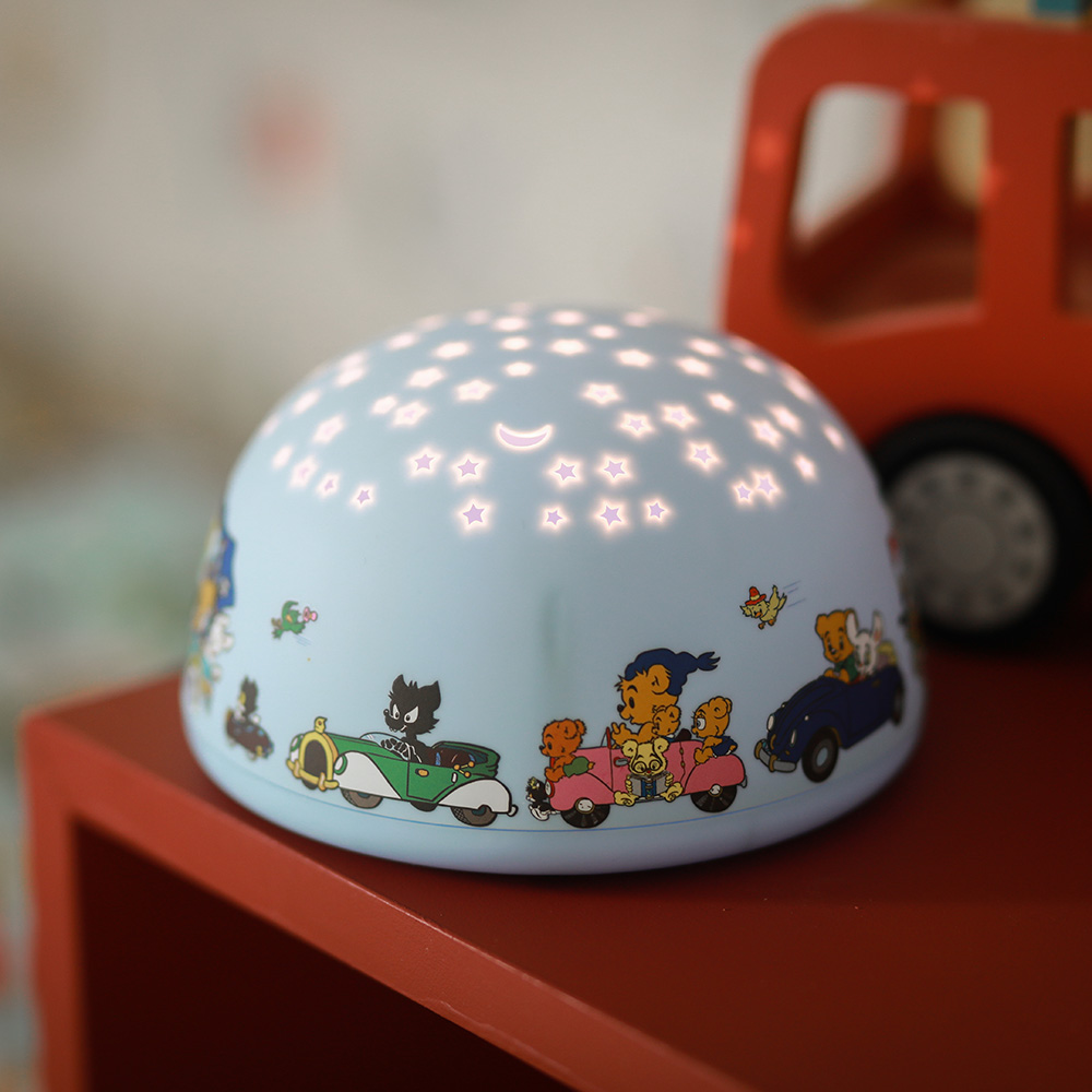 Rätt Start Bamse Natlampe med stjernehimmel og musik