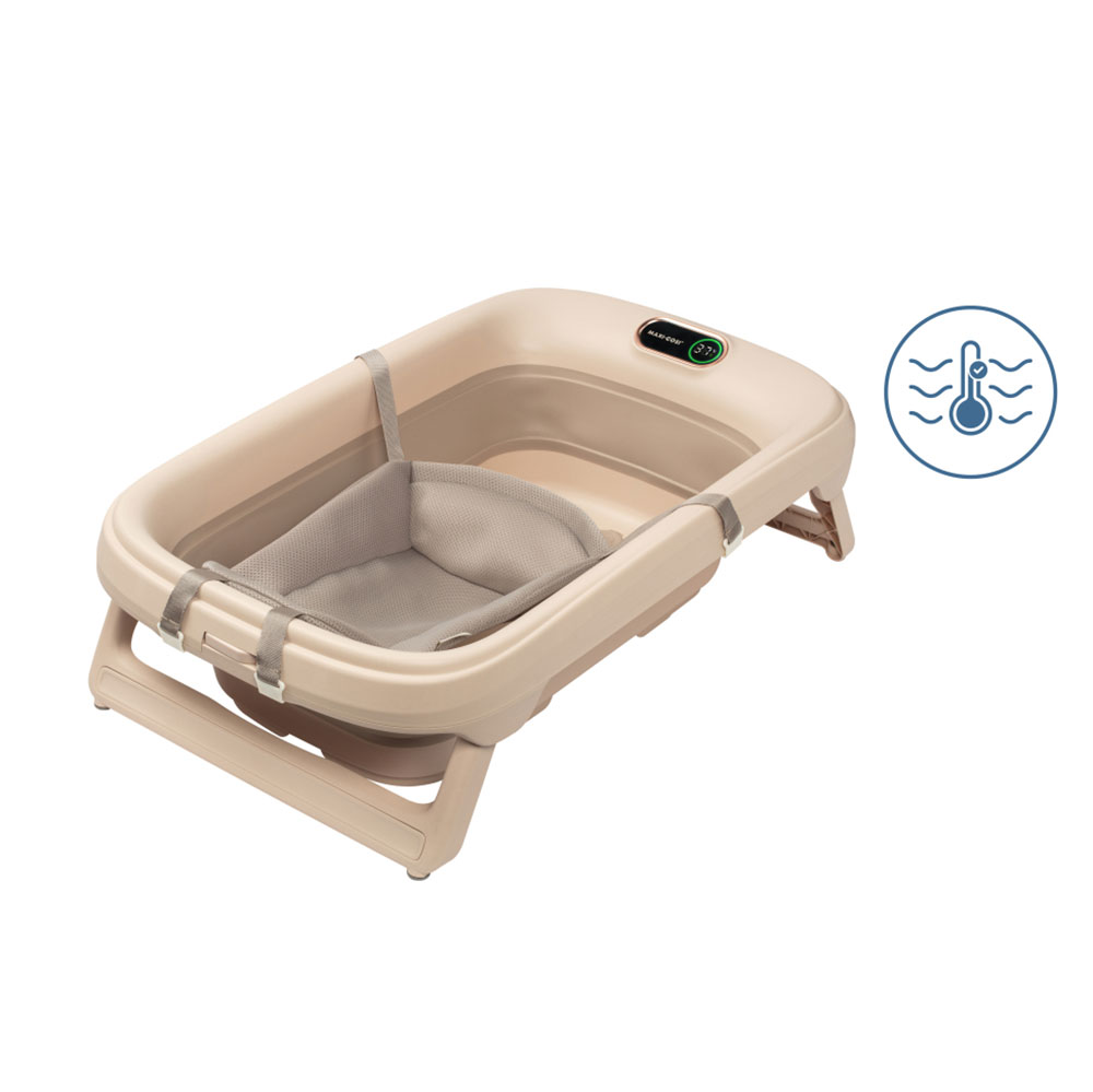 Maxi-Cosi Indigo Plus babybadekar + indsats til nyfødte Muted Terra