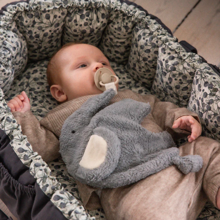 Sebra sutteklud til sut Fanto dusty blue