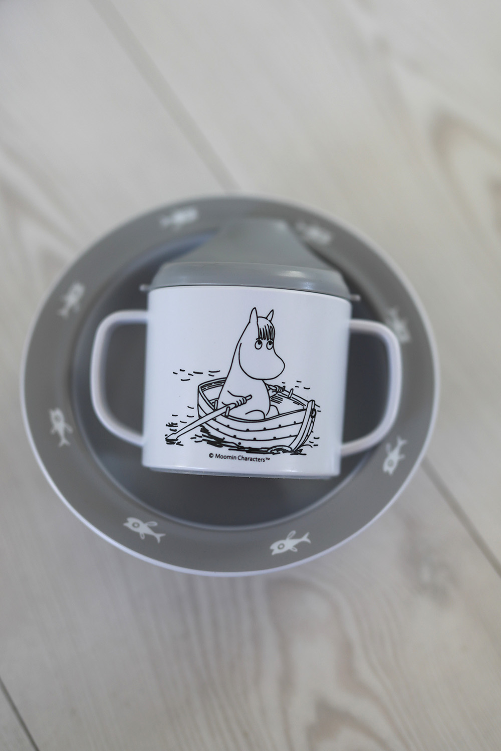 Rätt Start Moomin Water & Bath, Tudkrus, grå