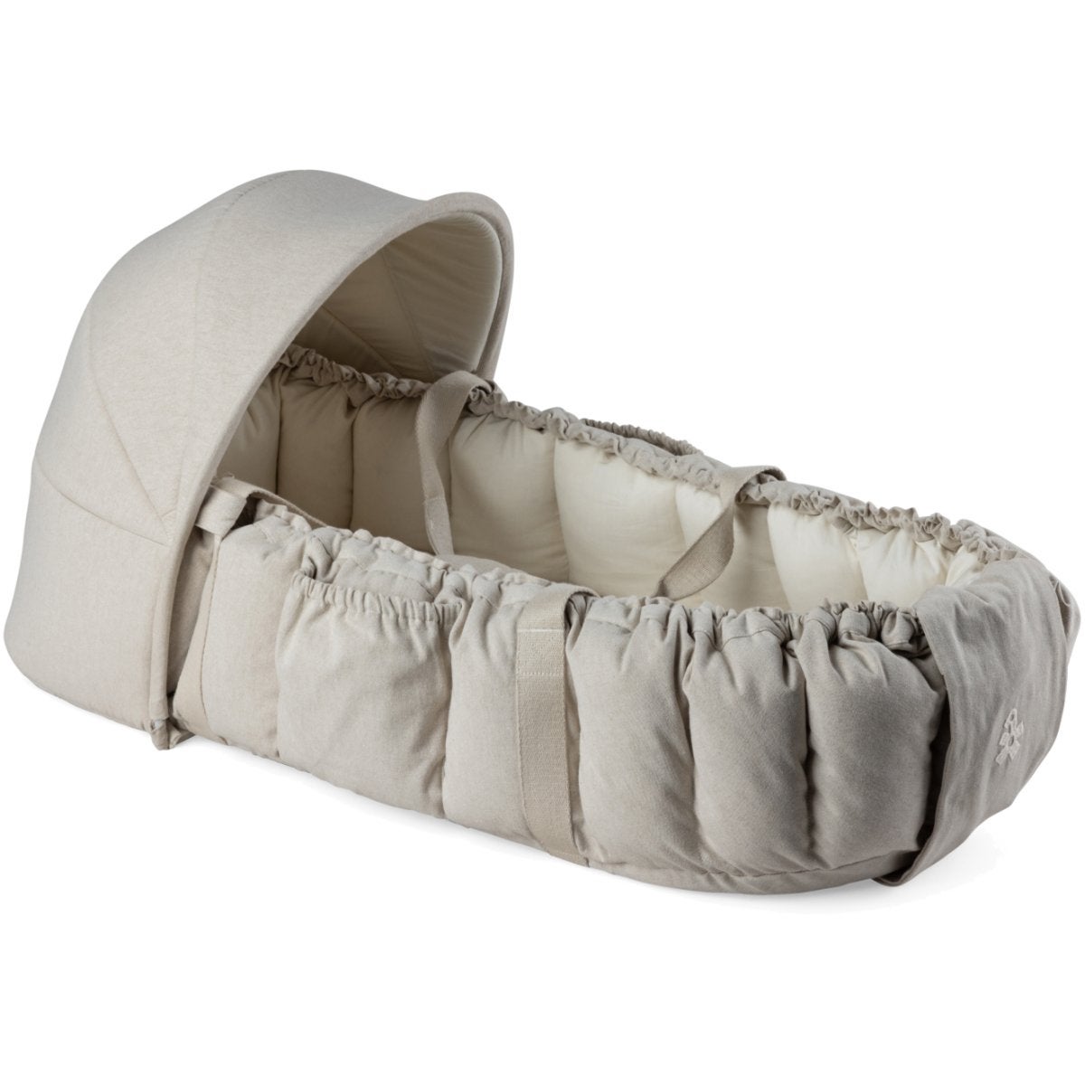 Sebra Babynest 3-i-1 med kaleche morning beige melange