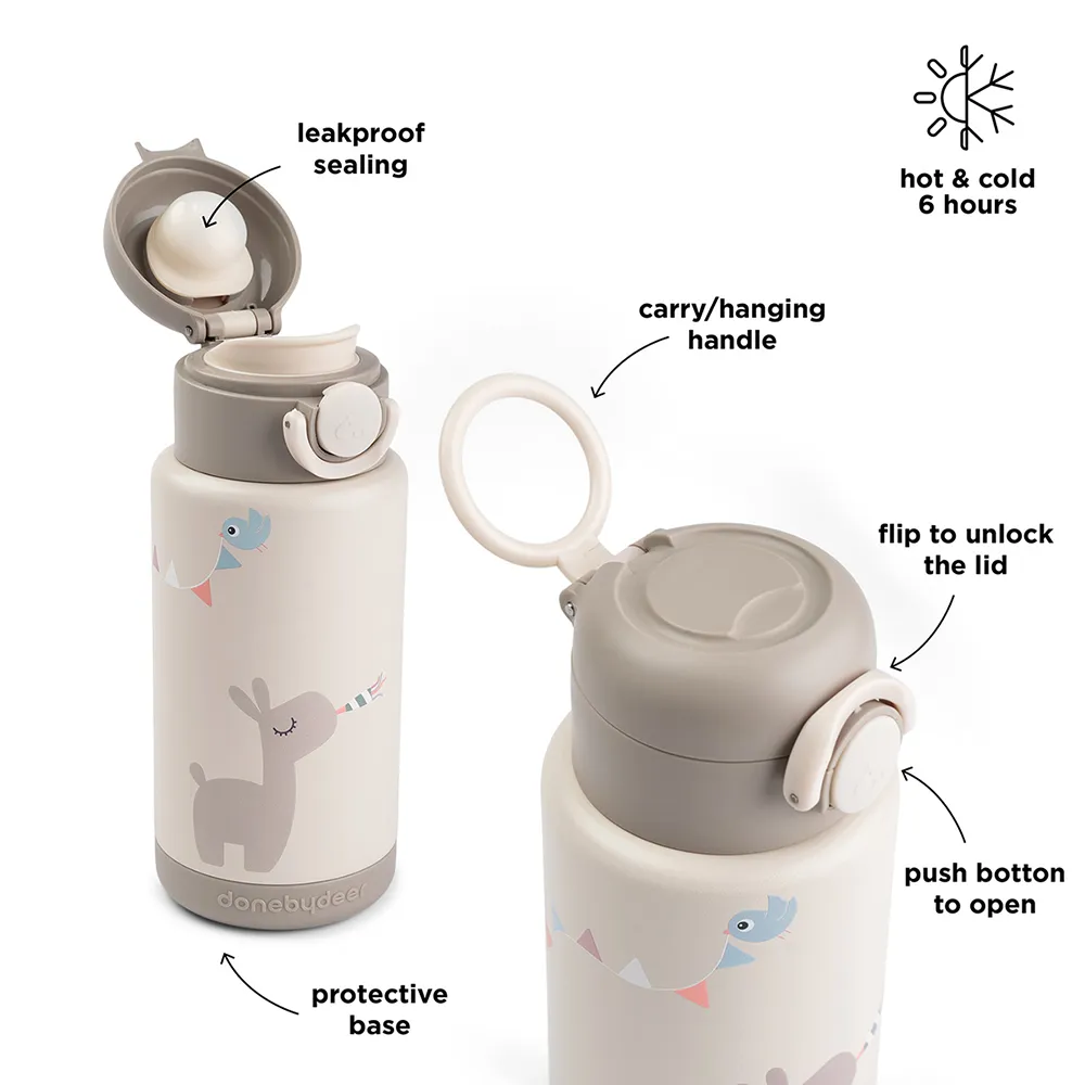 Done by Deer vandflaske Celebration Sand 340 ml