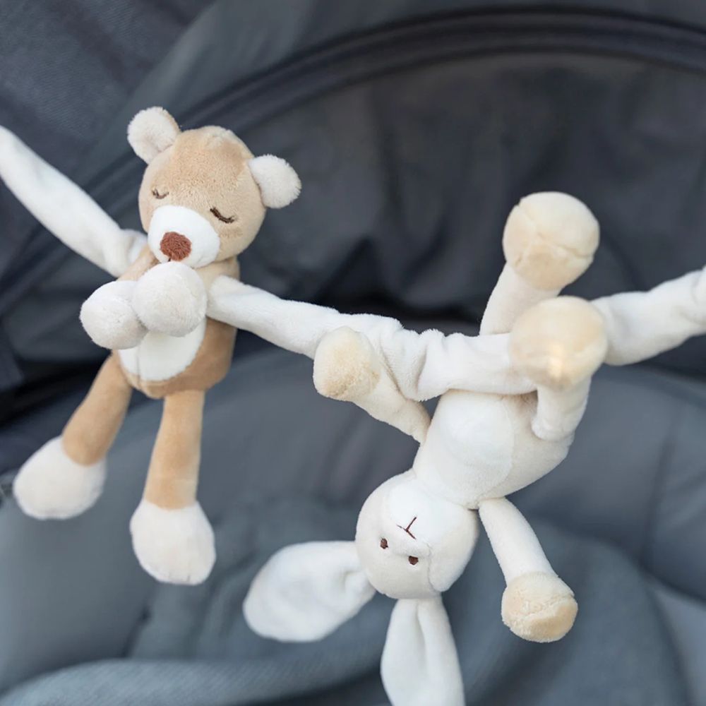 Teddykompaniet Diinglisar Barnevognsophæng Bamse og Kanin