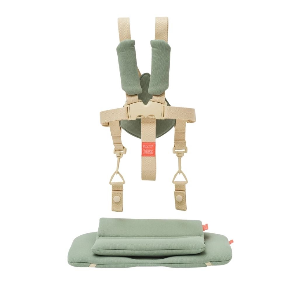 KAOS KLAPP jr. harness & cushion set Mineral green