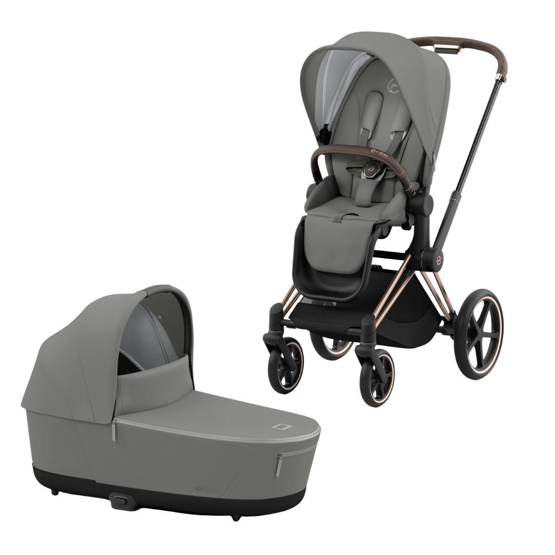 Cybex ePriam barnevogn Pearl Grey SF
