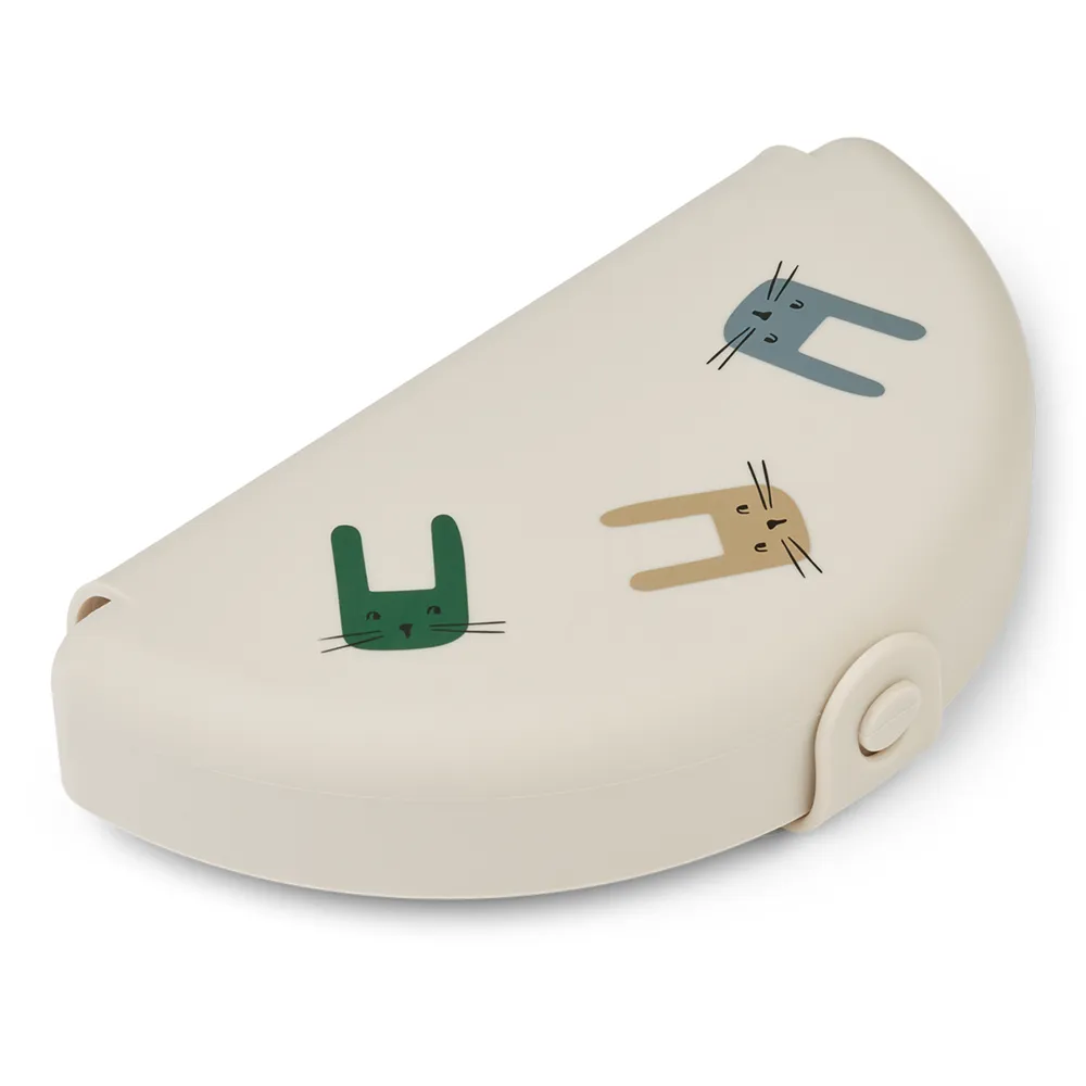 Liewood Eugene foldbar snackboks Bunny