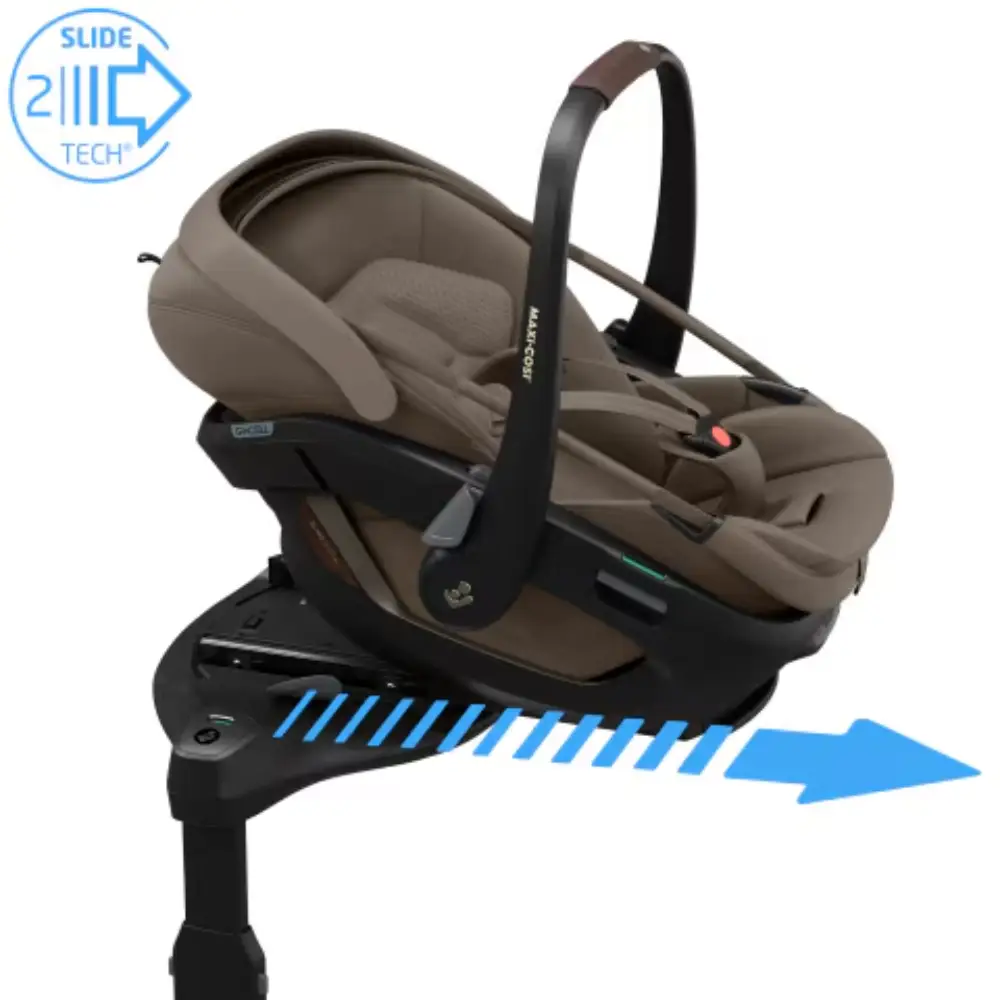 Maxi-Cosi Coral Slide Pro babyautostol, eg, truffle