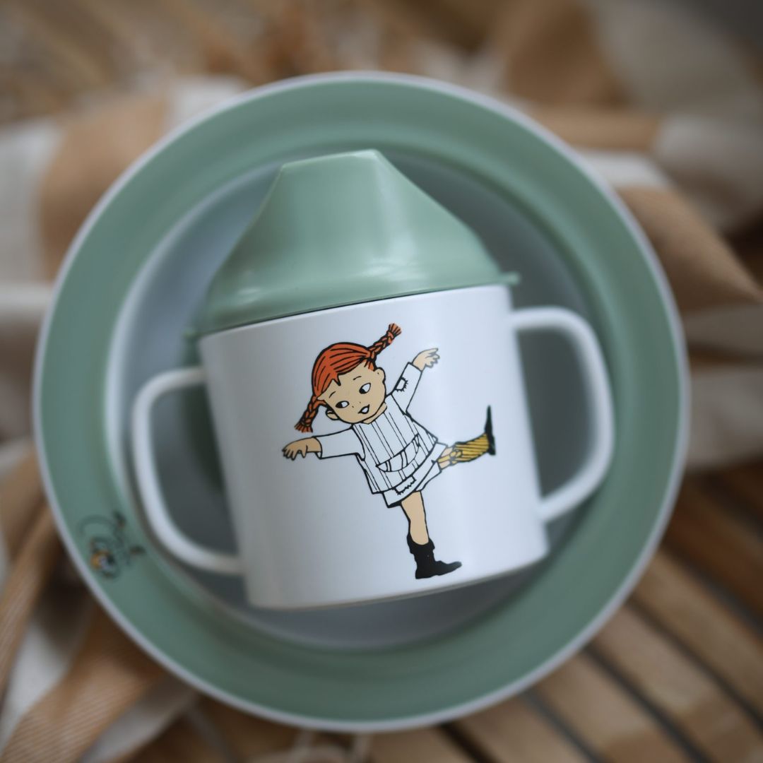 Rätt Start Pippi Cirkus drikkekop grøn