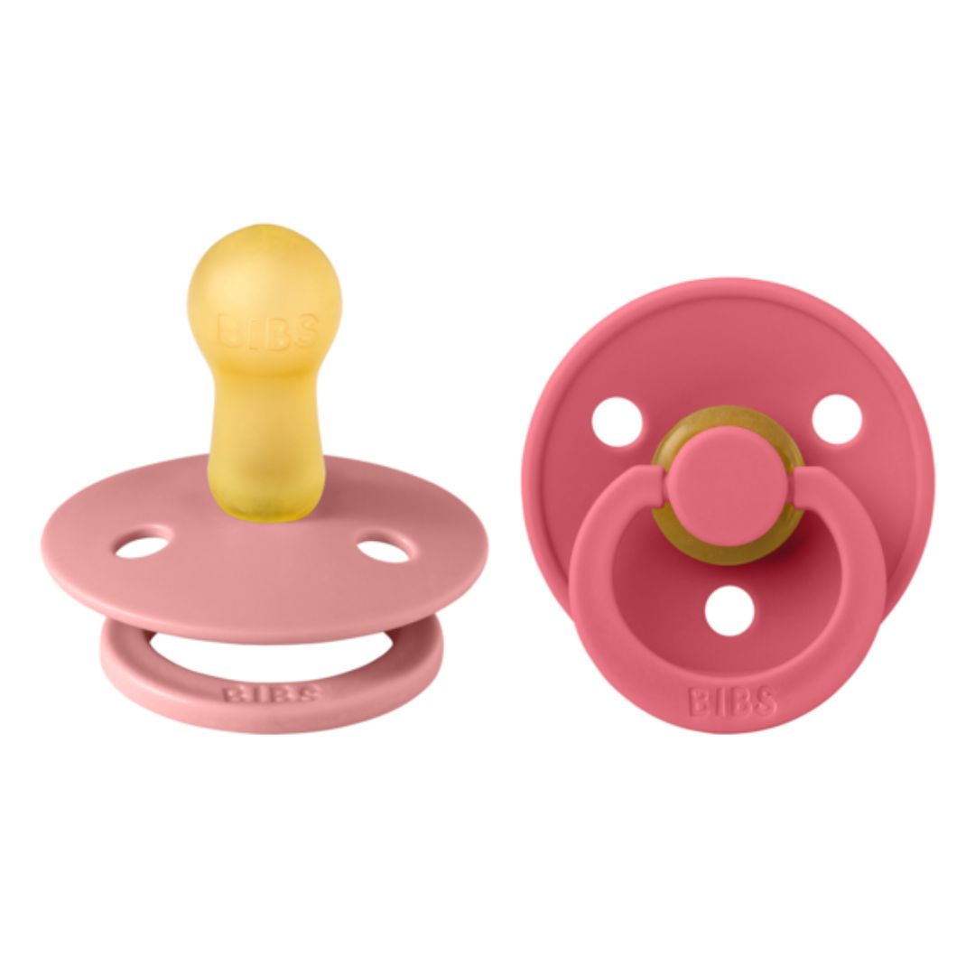 Hagesmæk Napp 2-pak 6-18m Dusty Pink/Coral