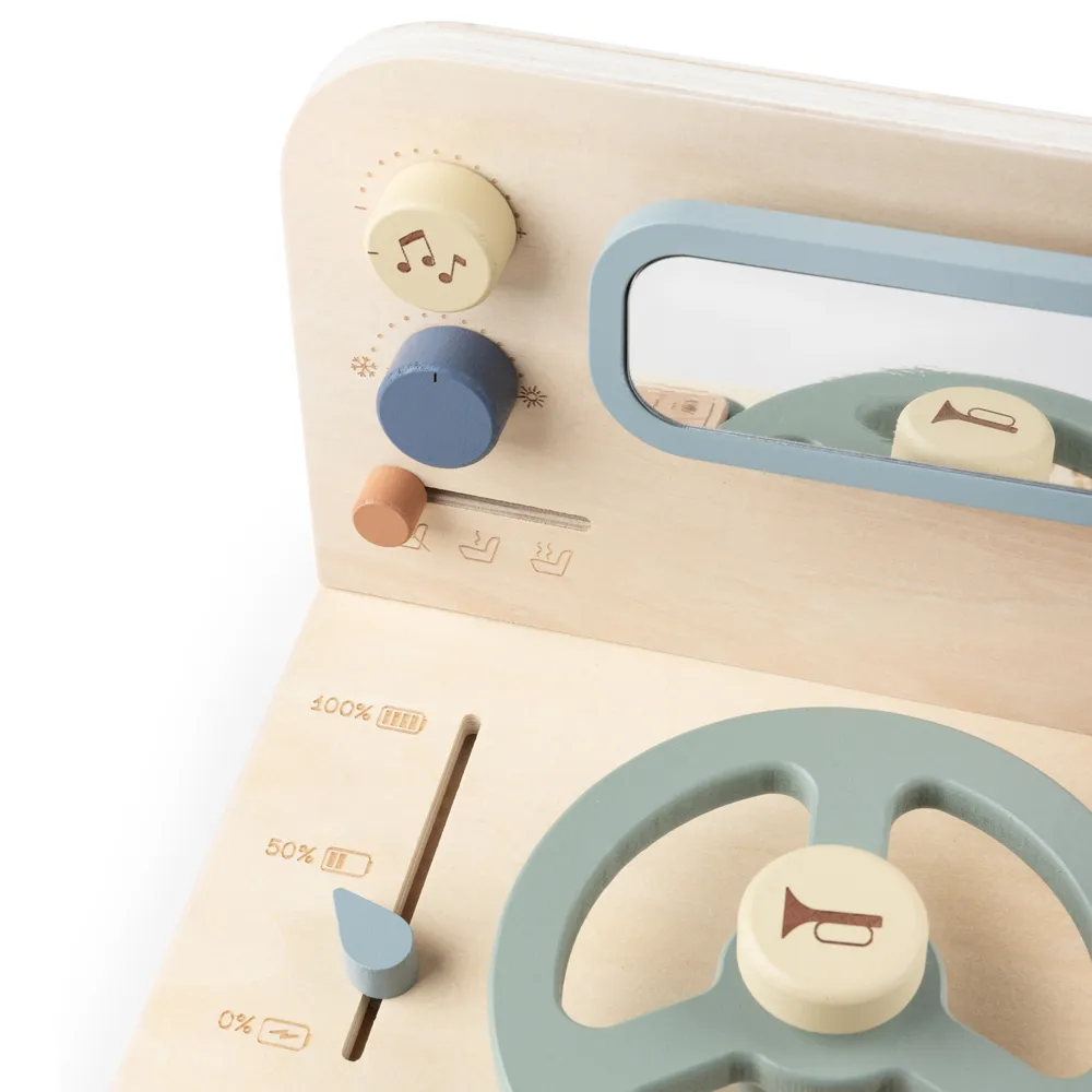 Sebra Aktivitetspanel bil træ