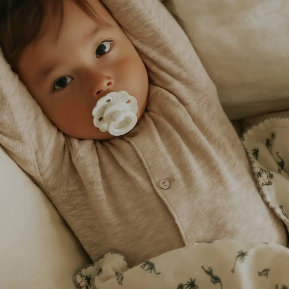 Elodie Muslin tæppe Garden Leo's Resort One size