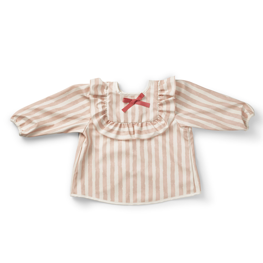Elodie  langærmet hagesmæk -Candy Stripes