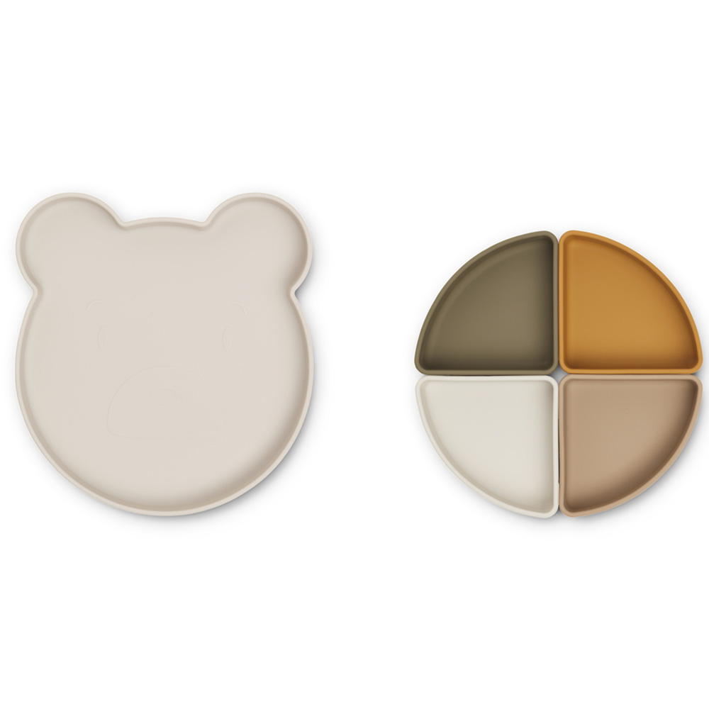Liewood Arne skilleplade Mr bear sandy multi mix