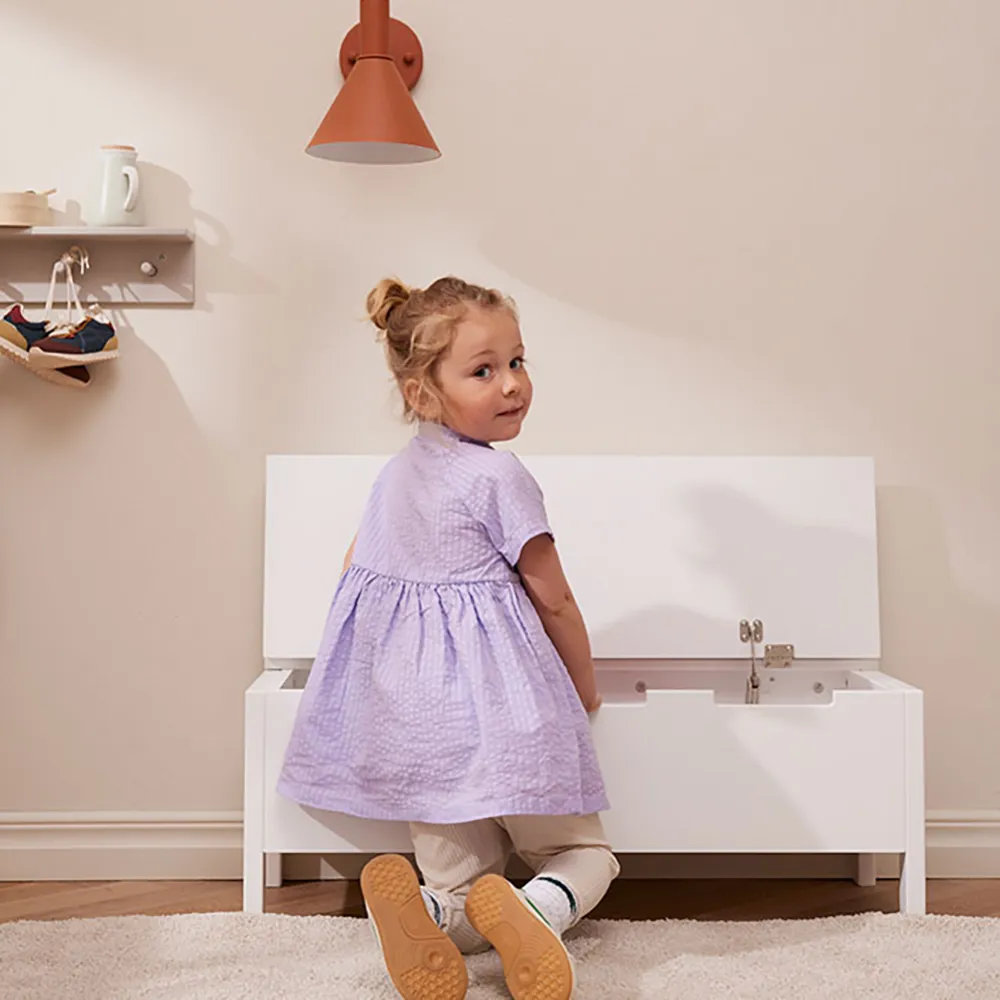 Kids Concept Sofa med opbevaring hvid STAR