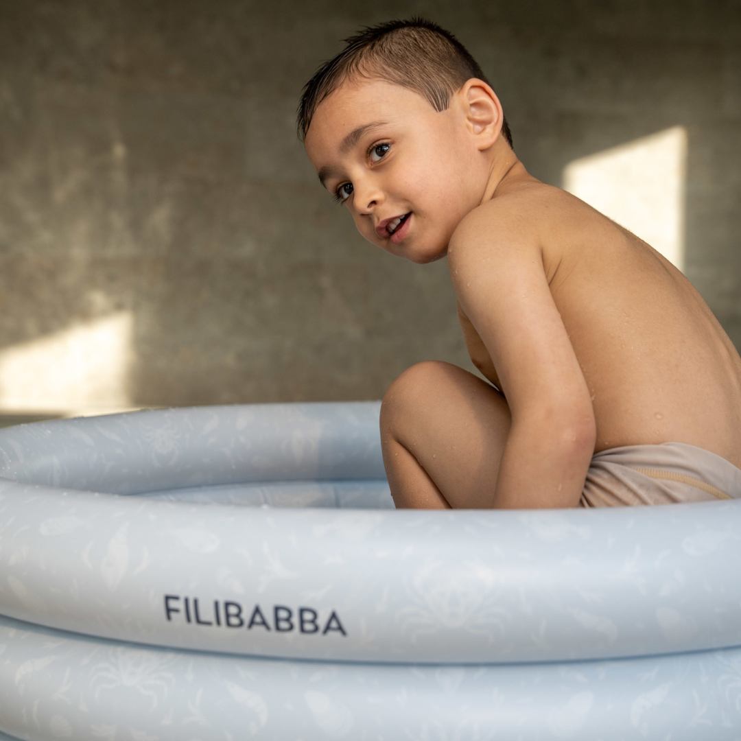 Filibabba Børnepool 80 cm Alfie Nordic Ocean Mono