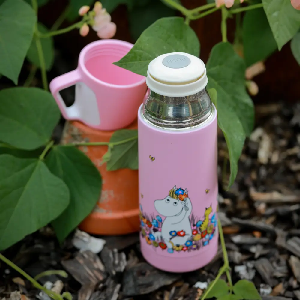 Rätt start Mumi Eng Termokande 350 ml pink
