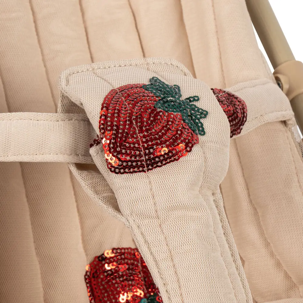 Konges Sløjd Dukkevogn i tyl Strawberry