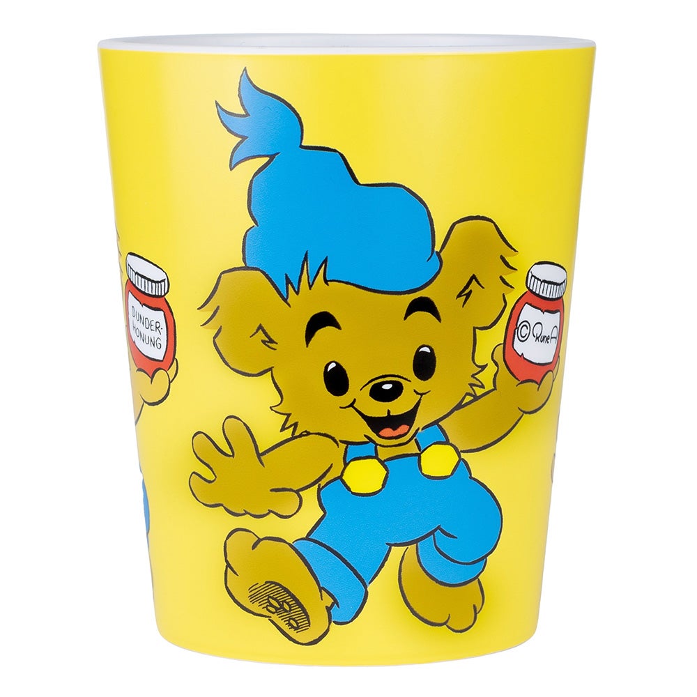 Rätt Start Teddy Bear, drikkedunk, gul