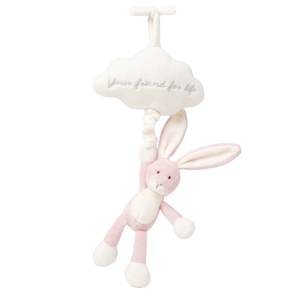 Teddykompaniet Diinglisar Spilledåse Sky Kanin Støvrosa