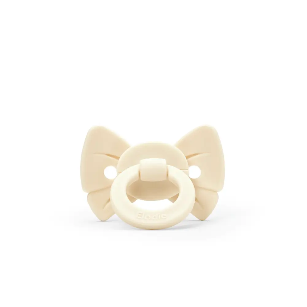 Elodie Binky Bow Sut Havre Hvid One size