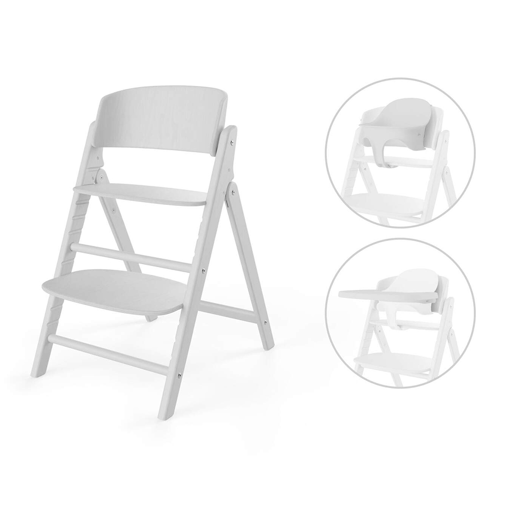 Cybex Click & Fold Spisebordsstol 3-in-1 All White