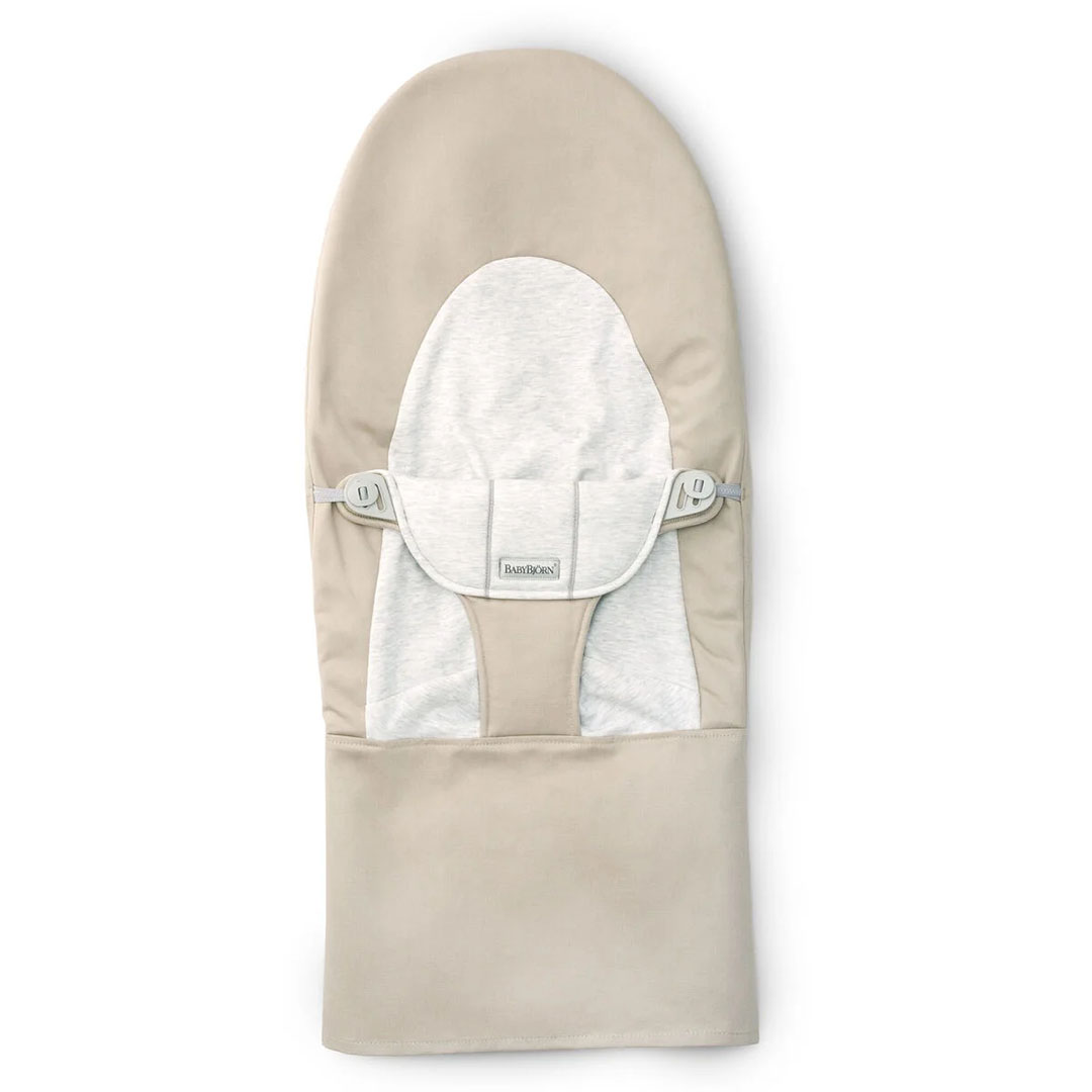 BabyBjörn Stofsæde Balance Soft, Bomuld/Jersey, Beige/Grå