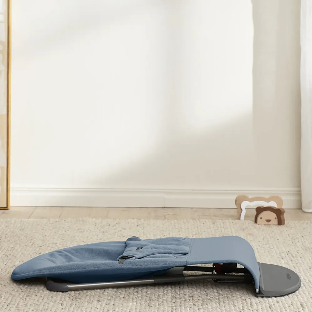 Babybjörn Babysitter Bliss woven Melange Blue