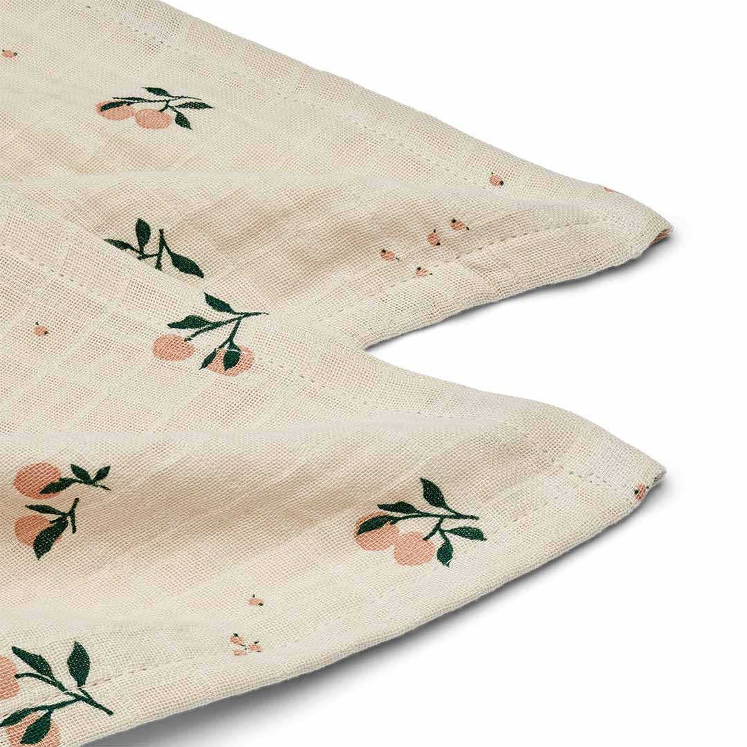 Liewood Lewis muslingetæpper 2-pak Peach / Sea shell mix
