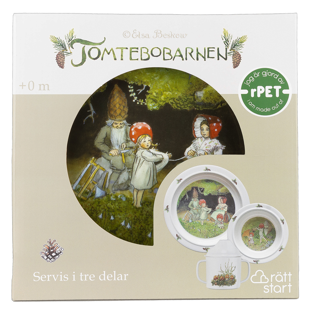 Rätt Start Elsa Beskow Tomebarnen, børnestel, 3 dele